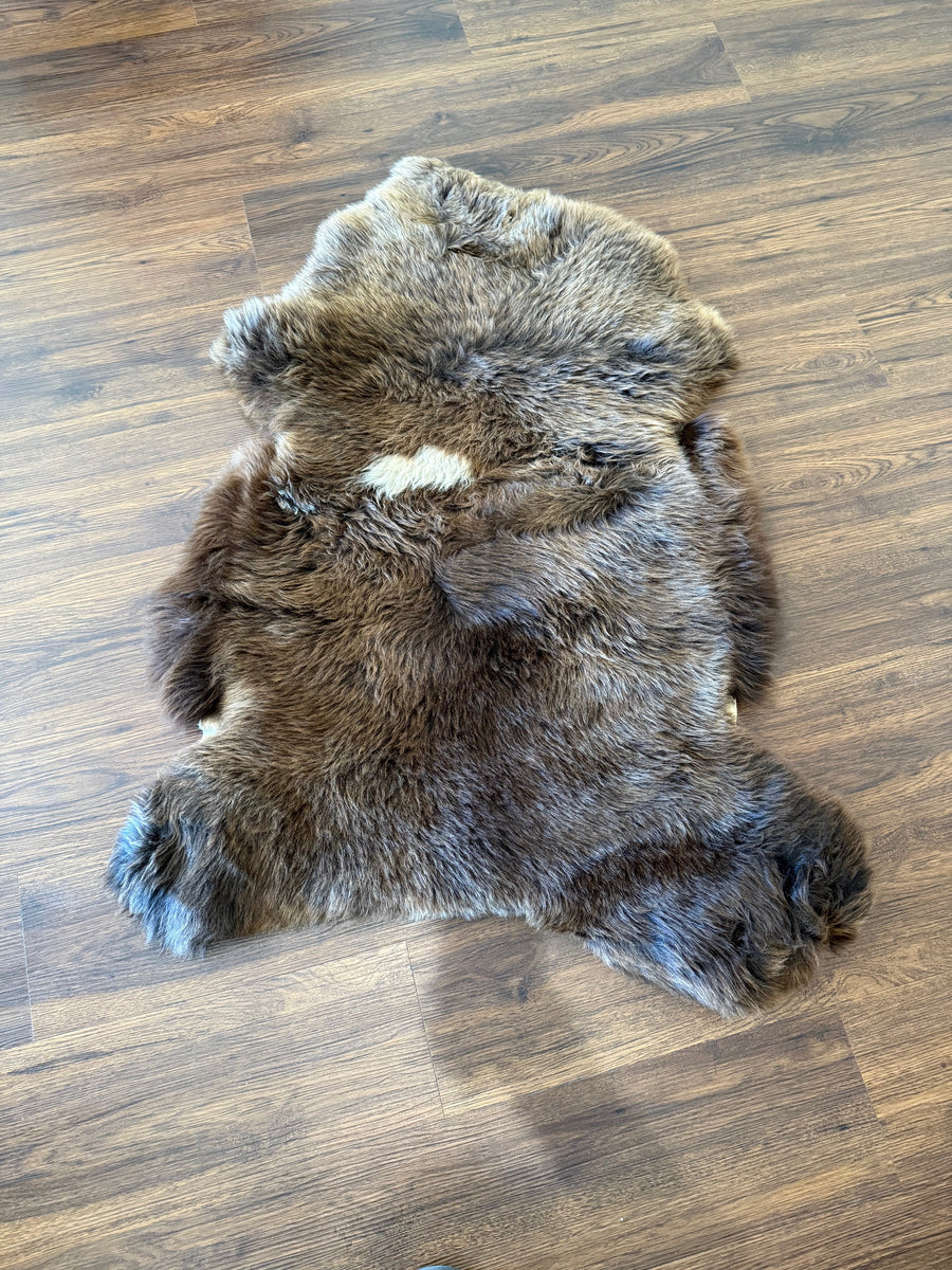 Sheepskin Rug Natural Brown Single Pelt
