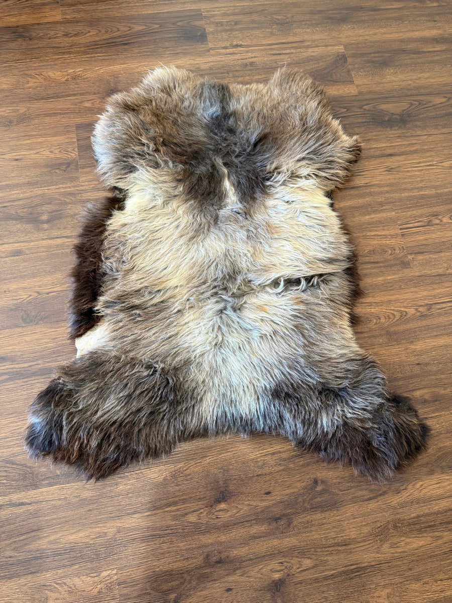 Sheepskin Rug Natural Brown Single Pelt