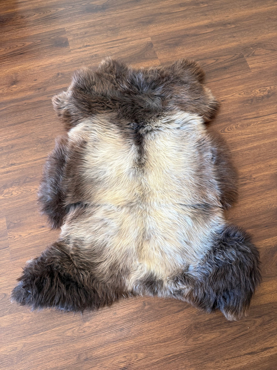 Sheepskin Rug Natural Brown Single Pelt