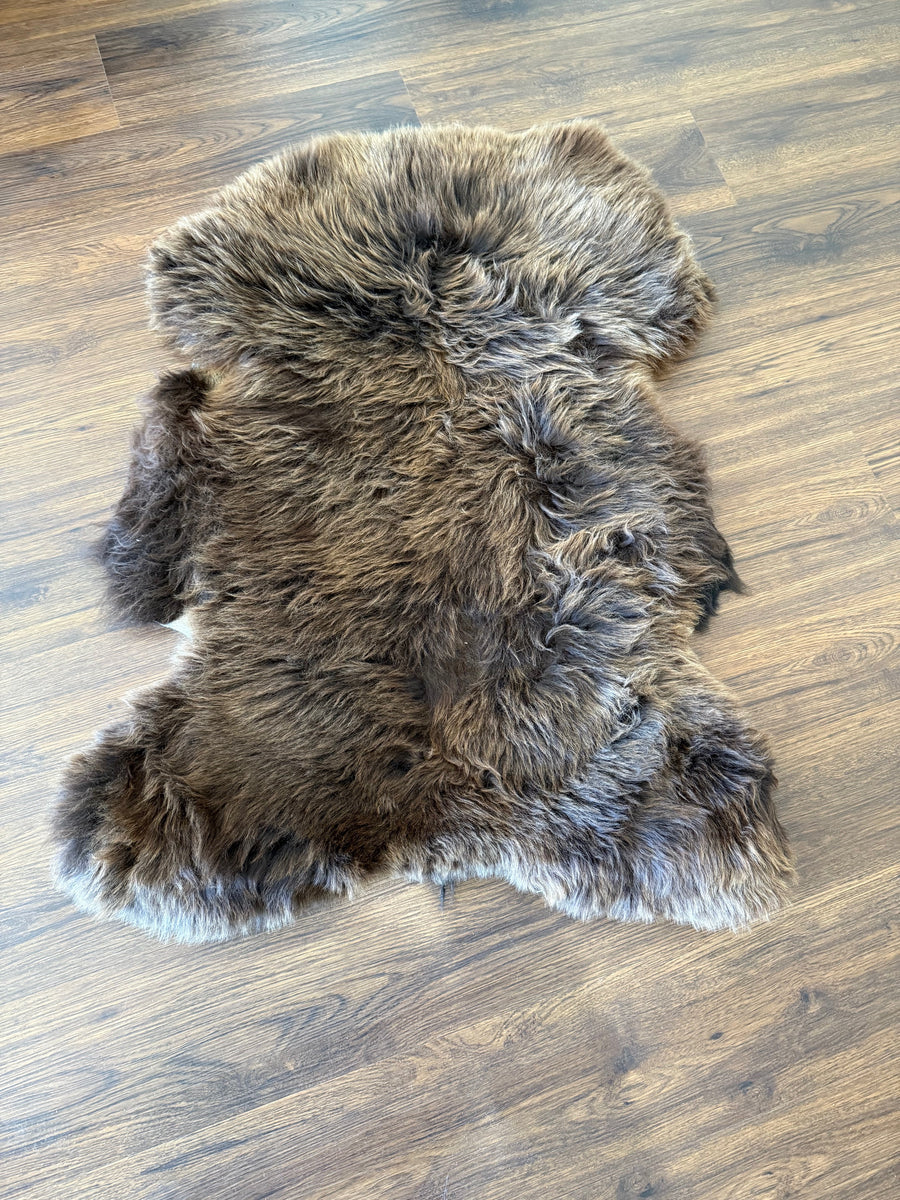 Sheepskin Rug Natural Brown Single Pelt