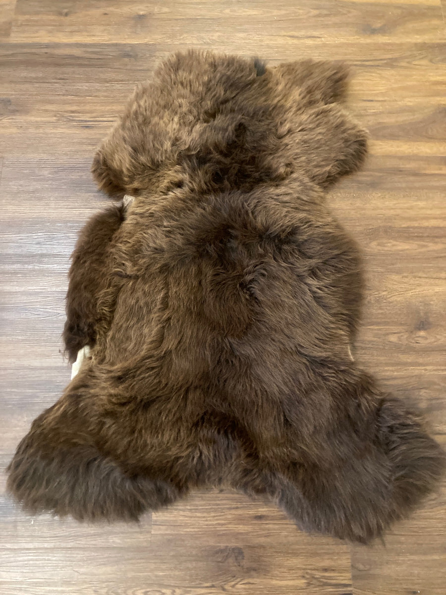 Sheepskin Rug Natural Brown Single Pelt