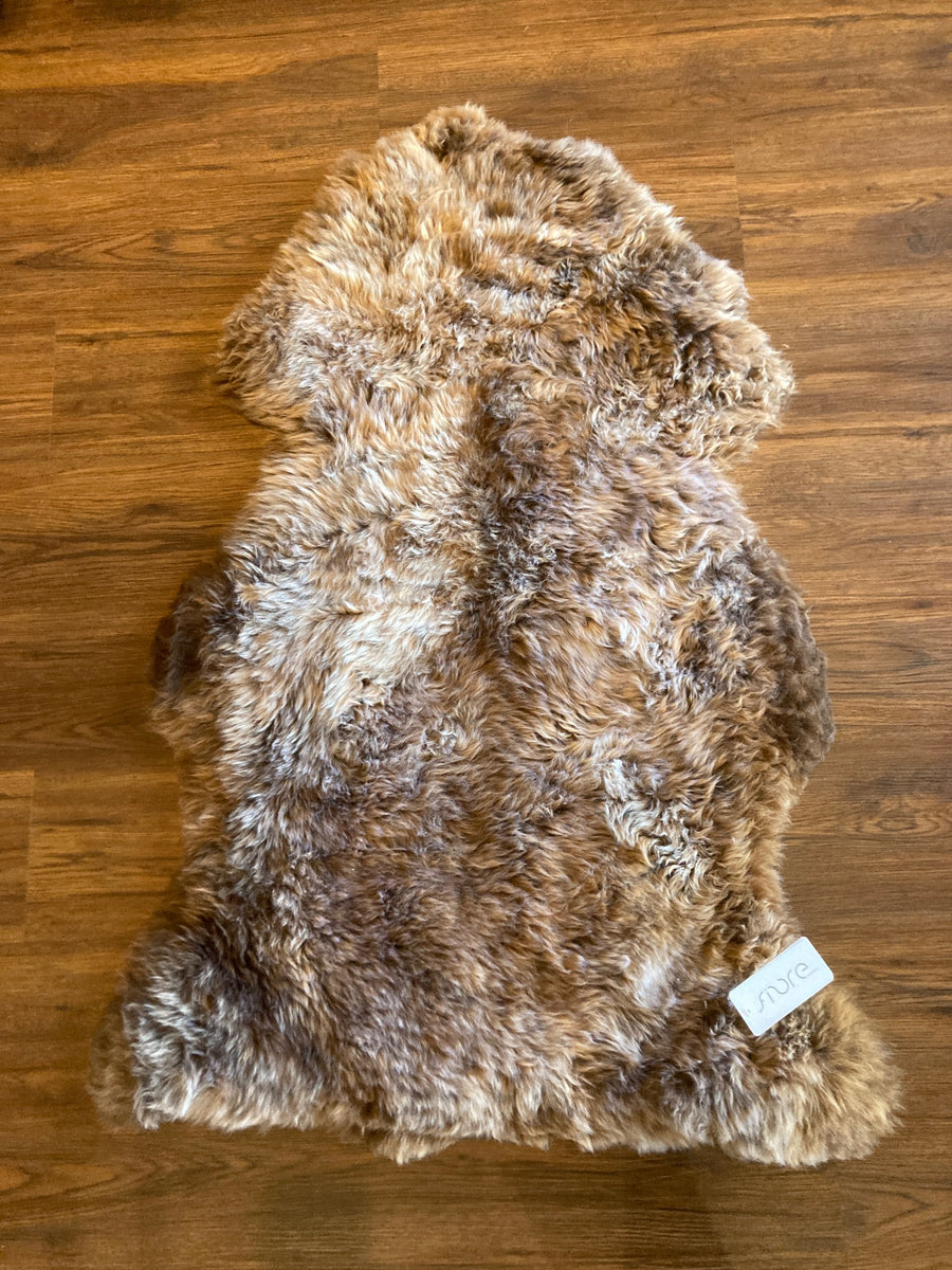 Sheepskin Rug Natural Brown Single Pelt