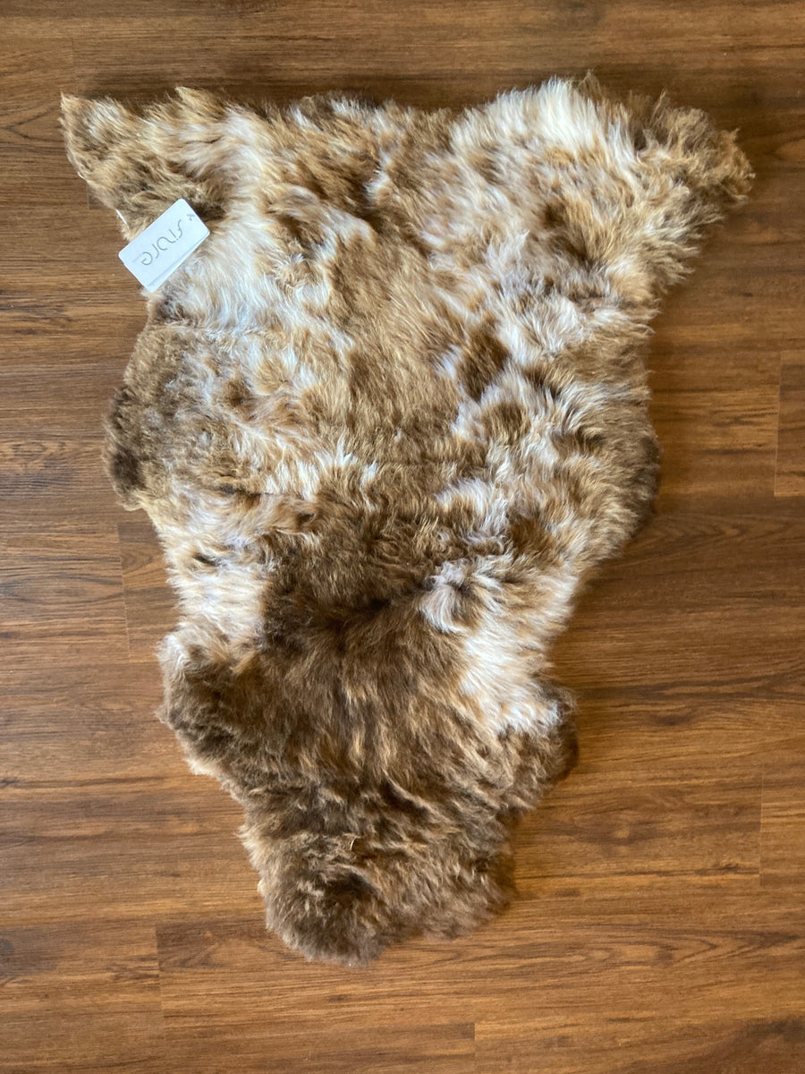 Sheepskin Rug Natural Brown Single Pelt