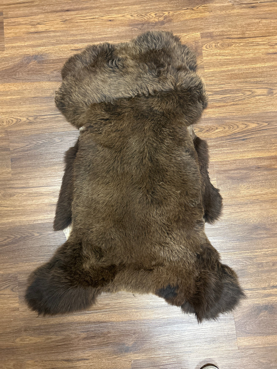 Sheepskin Rug Natural Brown Single Pelt