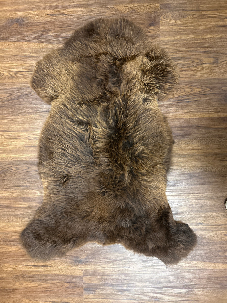 Sheepskin Rug Natural Brown Single Pelt