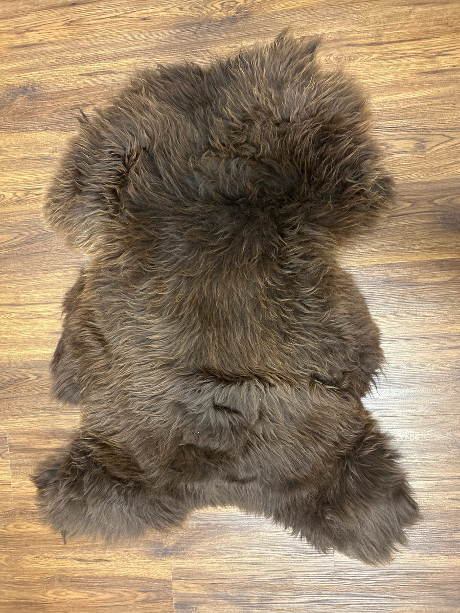 Sheepskin Rug Natural Brown Single Pelt