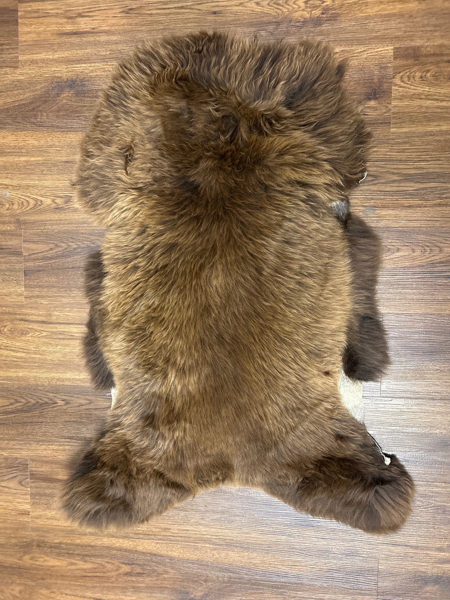 Sheepskin Rug Natural Brown Single Pelt