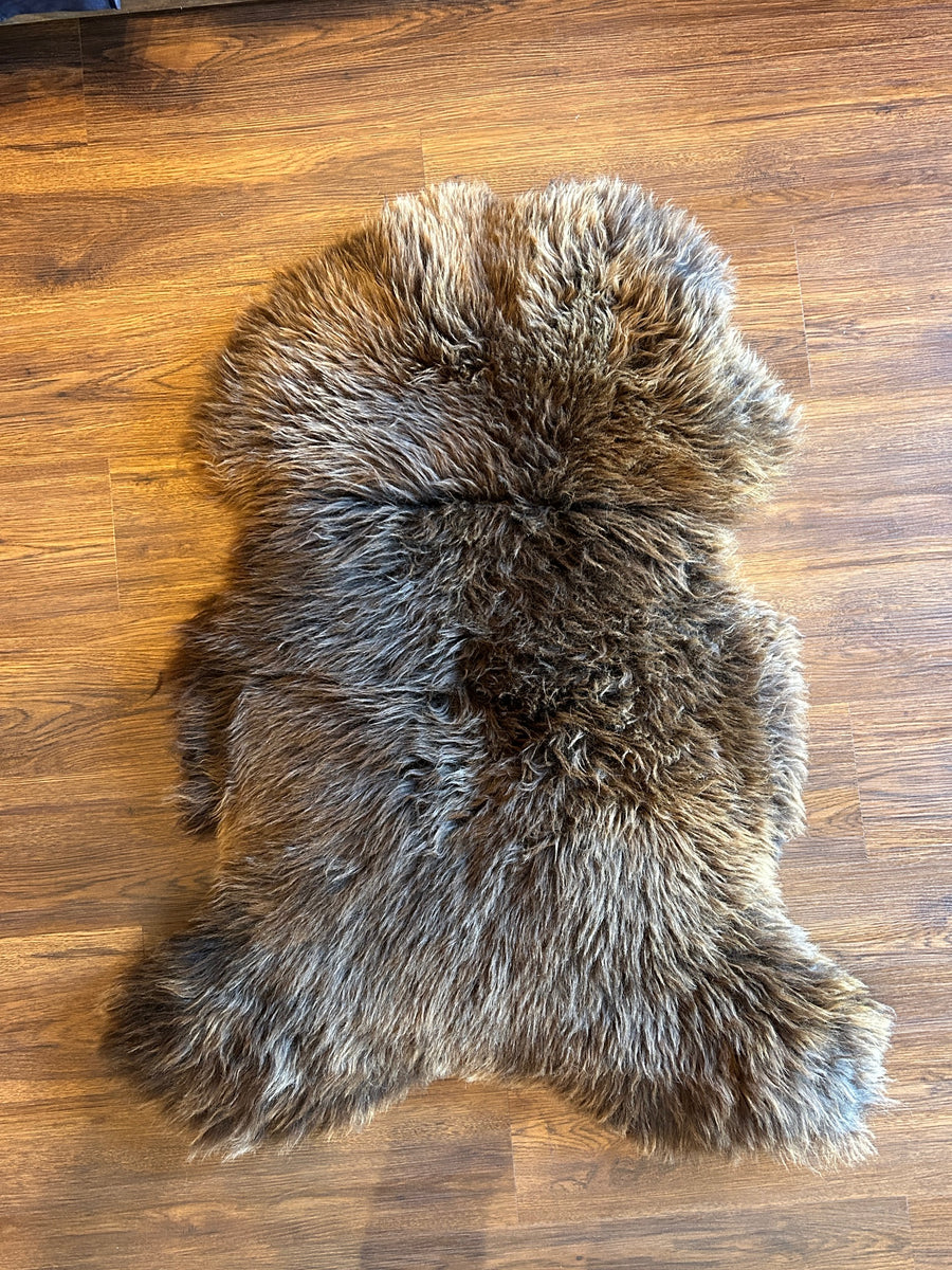 Sheepskin Rug Natural Brown Single Pelt