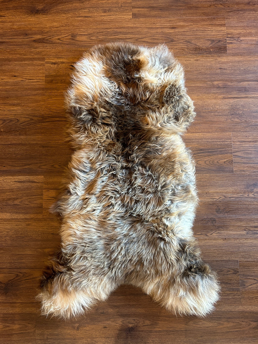 Sheepskin Rug Natural Brown Single Pelt