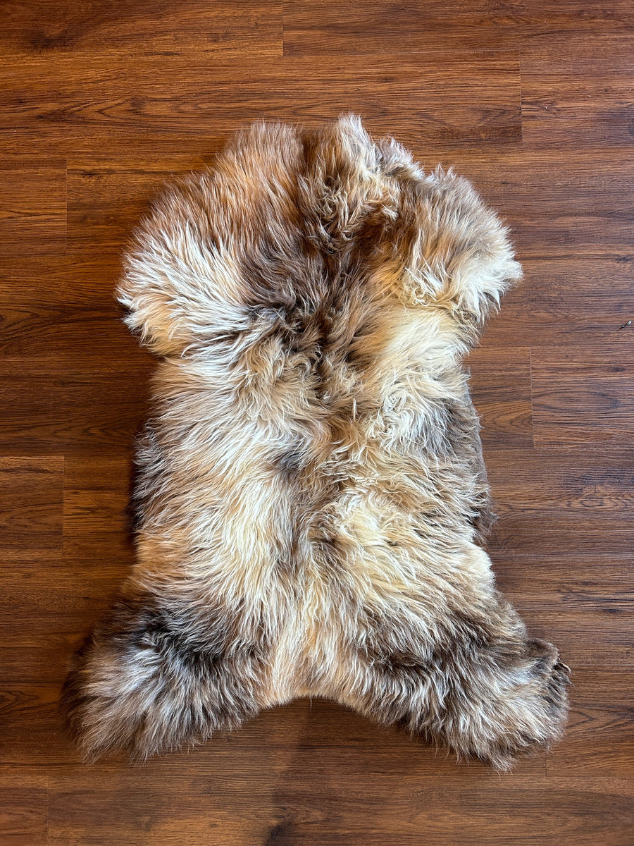 Sheepskin Rug Natural Brown Single Pelt