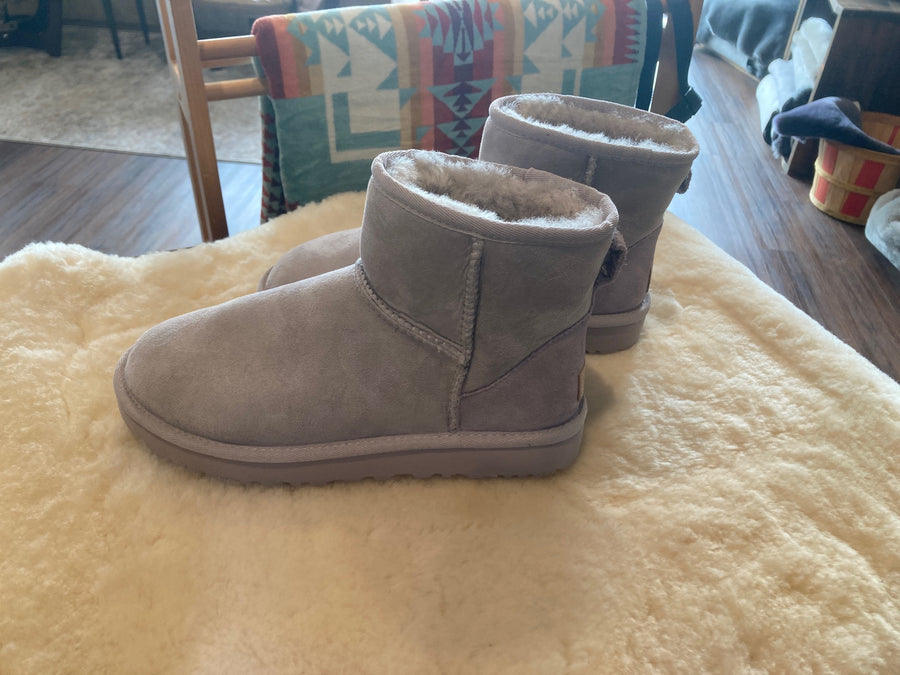 [Final Sale] UGG Classic Mini Pale Smoke Women's Size 8