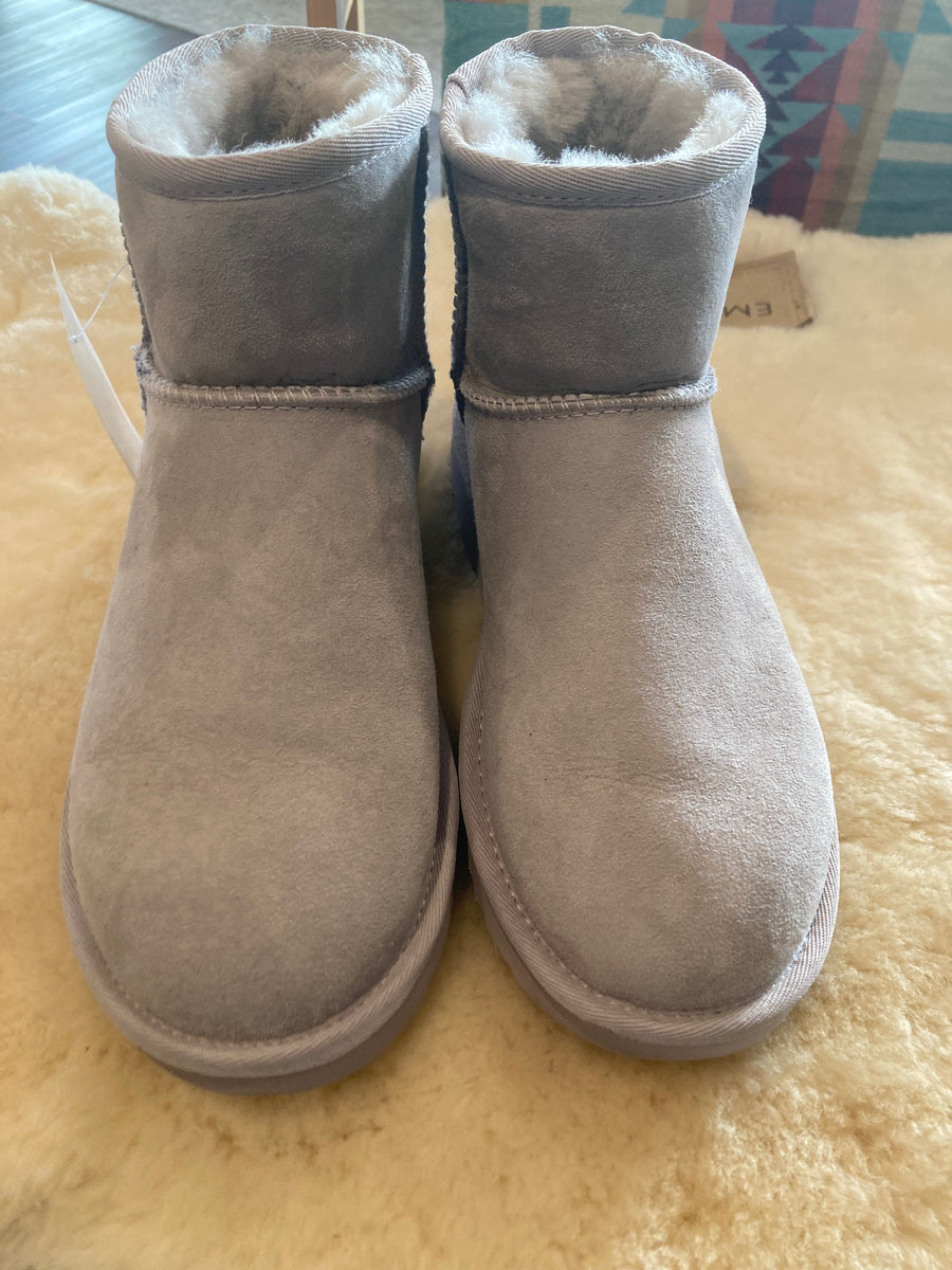 [Final Sale] UGG Classic Mini Pale Smoke Women's Size 8